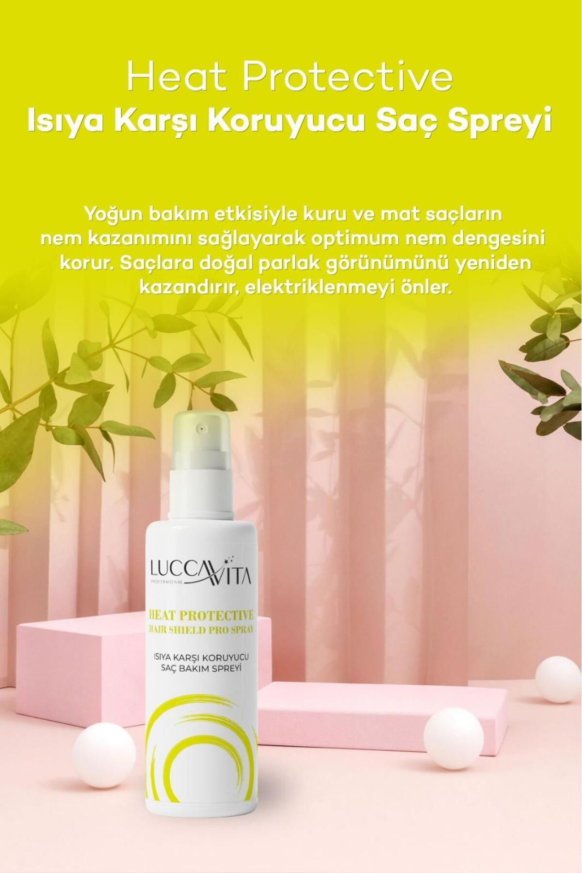 Lucca Vita İsiya Karşi Koruyucu Saç Bakim Spreyi 250 Ml