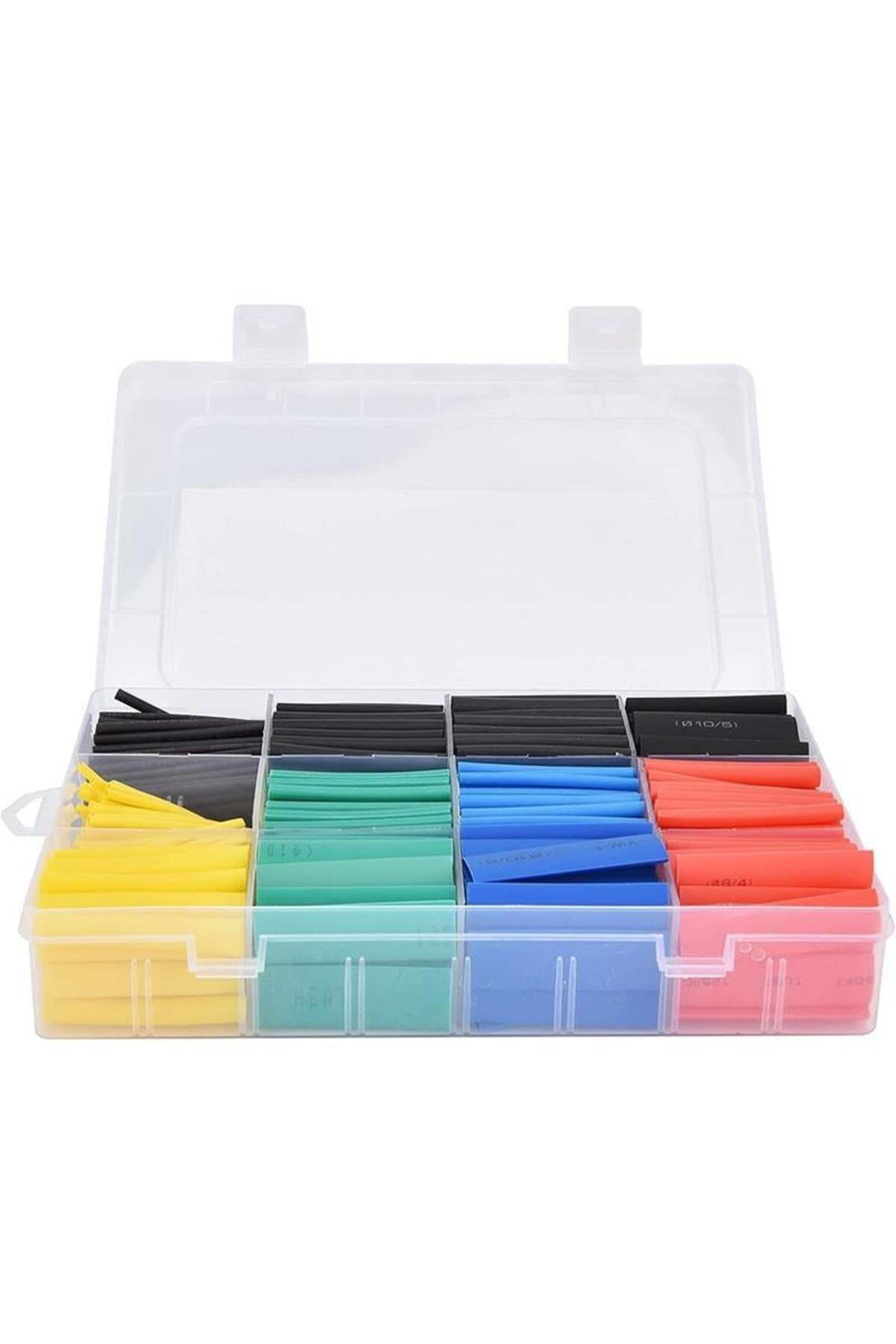 Isıyla Daralan Makaron Seti 530 Adet 12 Boy – Kablo İzolasyonu ve