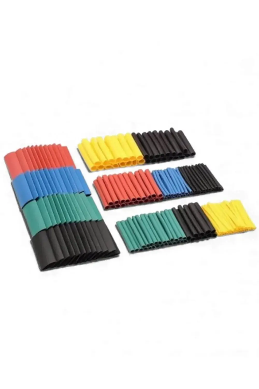 Isıyla Daralan Makaron 530 Adet Set – 12 Boy, Elektrik Kablo İzol