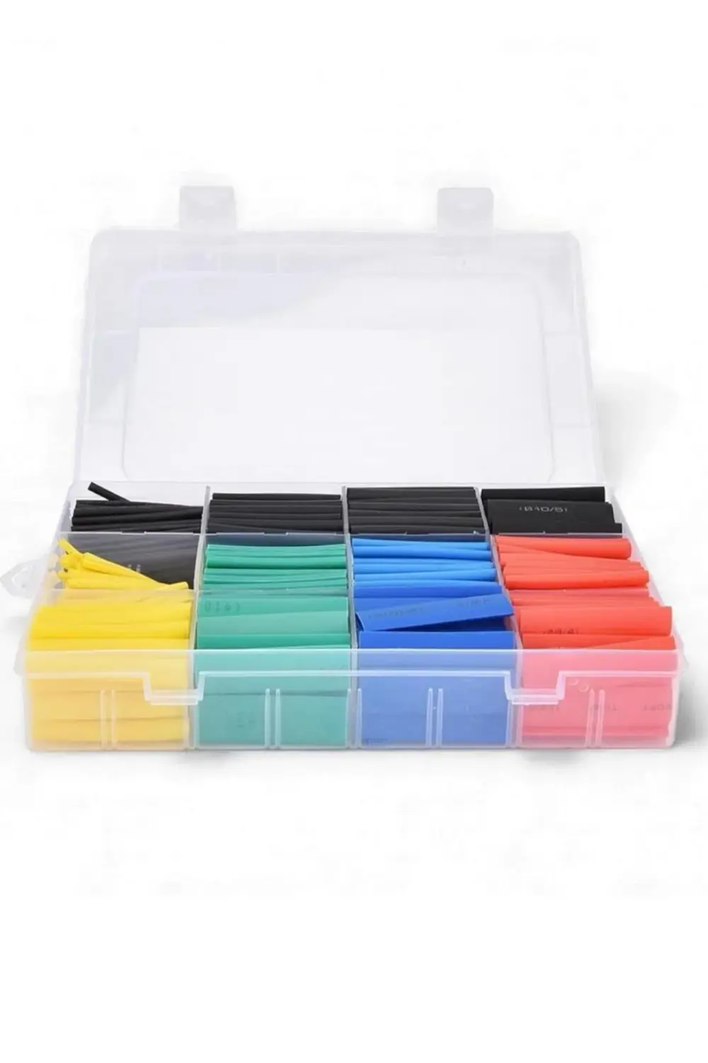 Isıyla Daralan Makaron 530 Adet Set – 12 Boy, Elektrik Kablo İzol