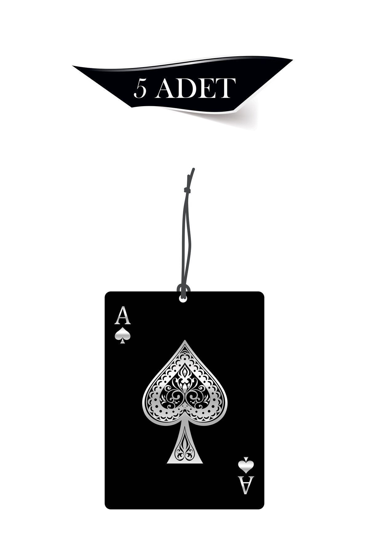 Bymeyla İskambil Karti 5'Li Dekoratif Oto Kokusu Ve Oto Aksesuari