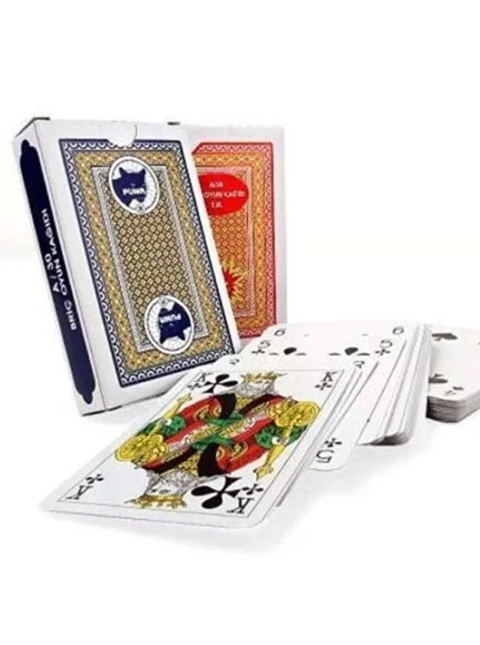 İskambil Pişti Oyun Kağıdı Briç Batak 52 Oyun Kağıdı - 2 Paket