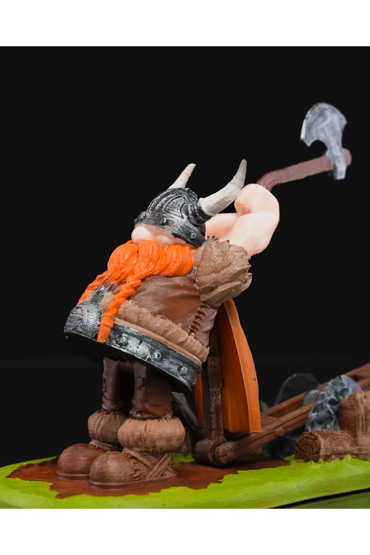 İskandinav Balta Atan Viking Cüce Hareketli Oyuncak