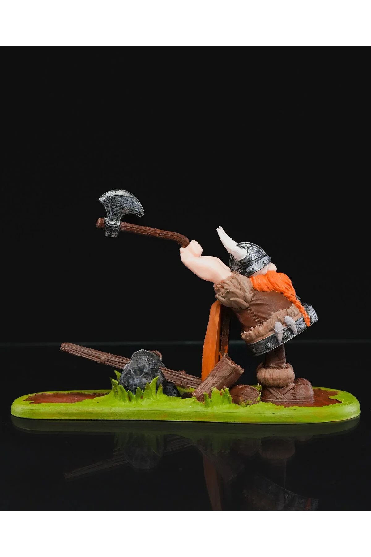 İskandinav Balta Atan Viking Cüce Hareketli Oyuncak