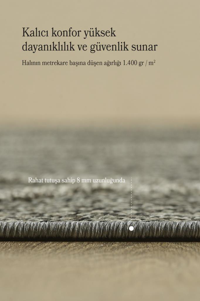 Red Hali İskandinav Tasarim Baklava Desenli Gri Hali Salon Hali, Mutfak Ha
