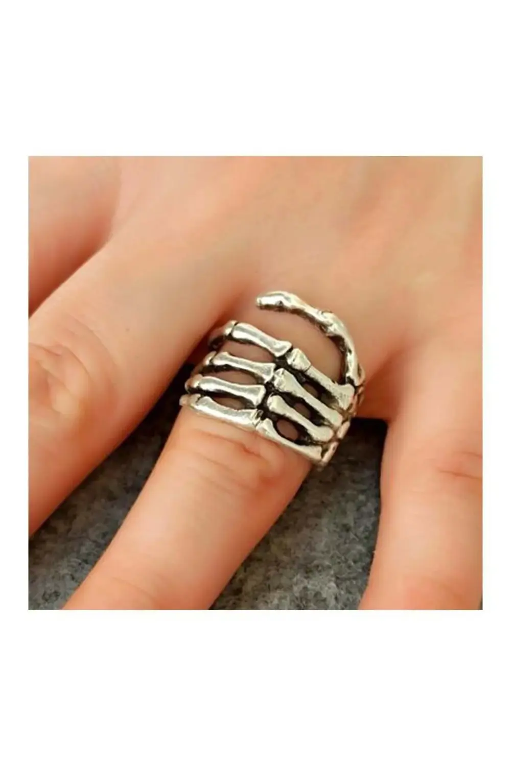 İskelet El Ayarlanabilir Yüzük