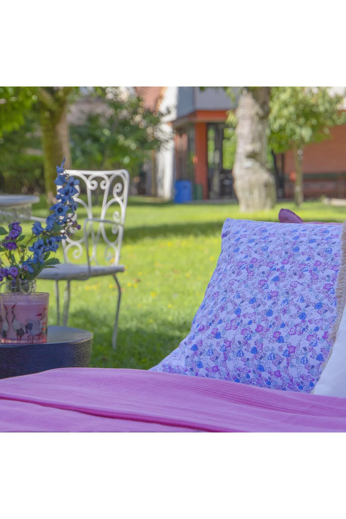 İsla Pembe Tek Kişilik %100 Pamuk Pike Takımı