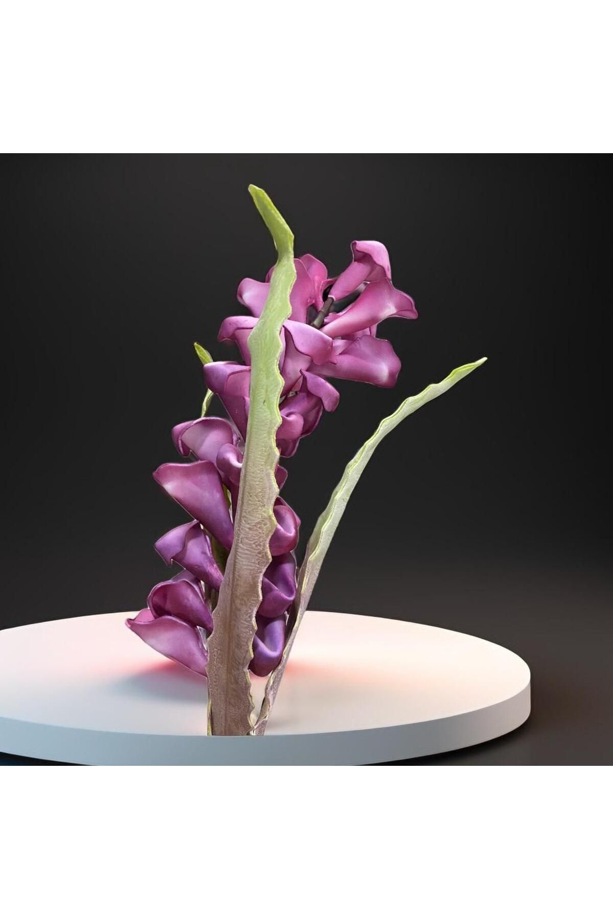 Elif Aksesuar İslak Doku Yapay Lüx Dal Mor