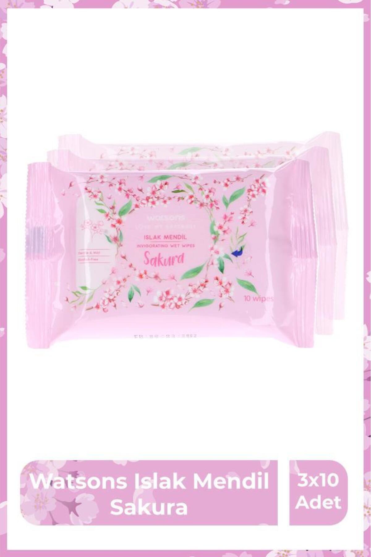 Islak Mendil Sakura 3X10 Adet