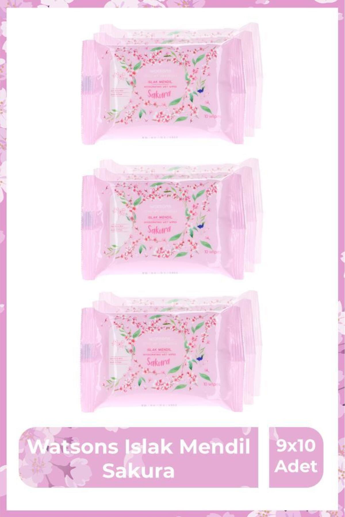 Islak Mendil Sakura 3X10 Adet