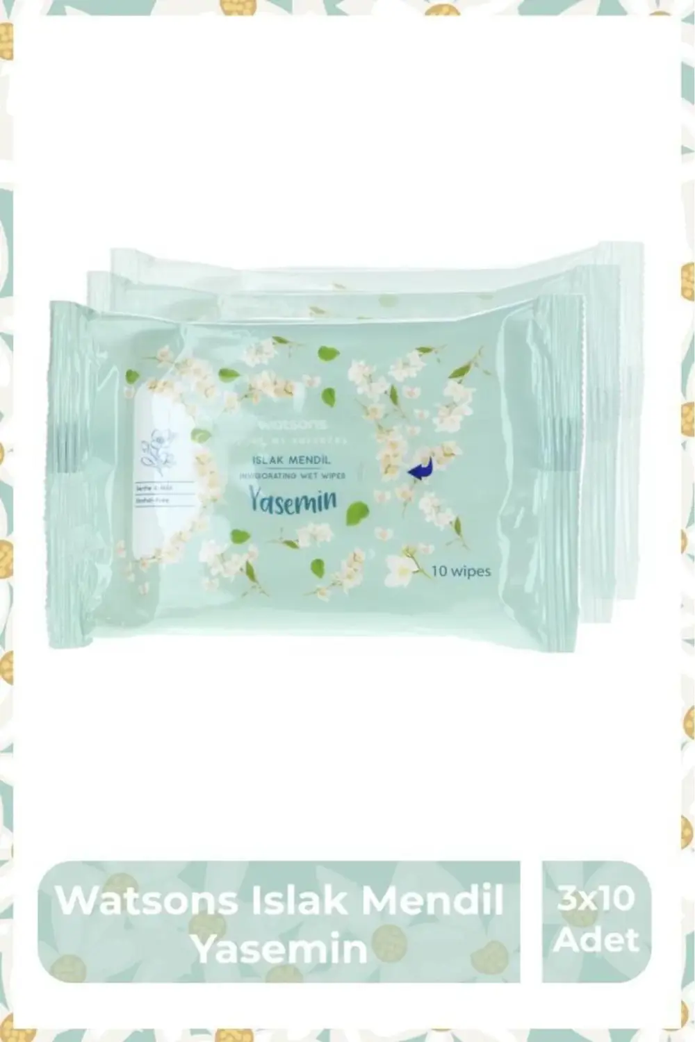 Islak Mendil Yasemin 3X10 Adet