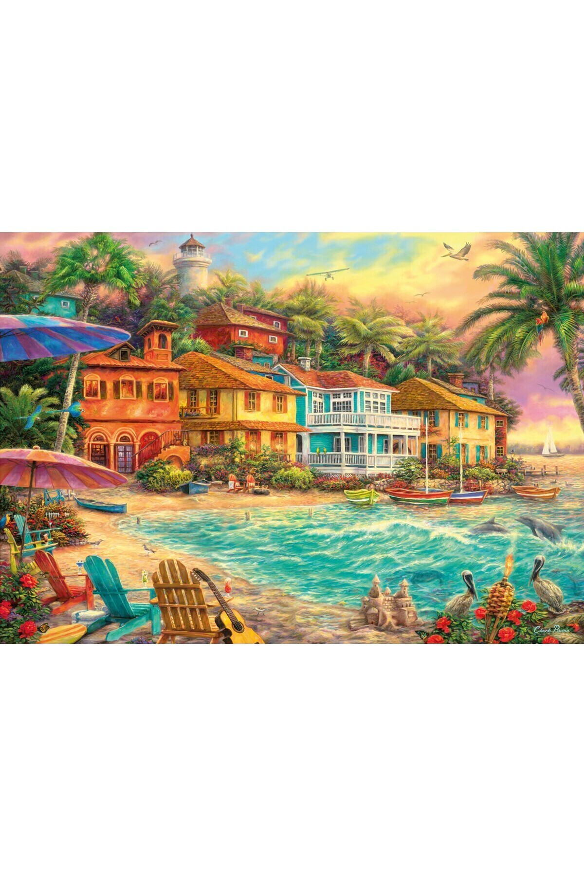 Ks Games İsland Time 1000 Parça Puzzle