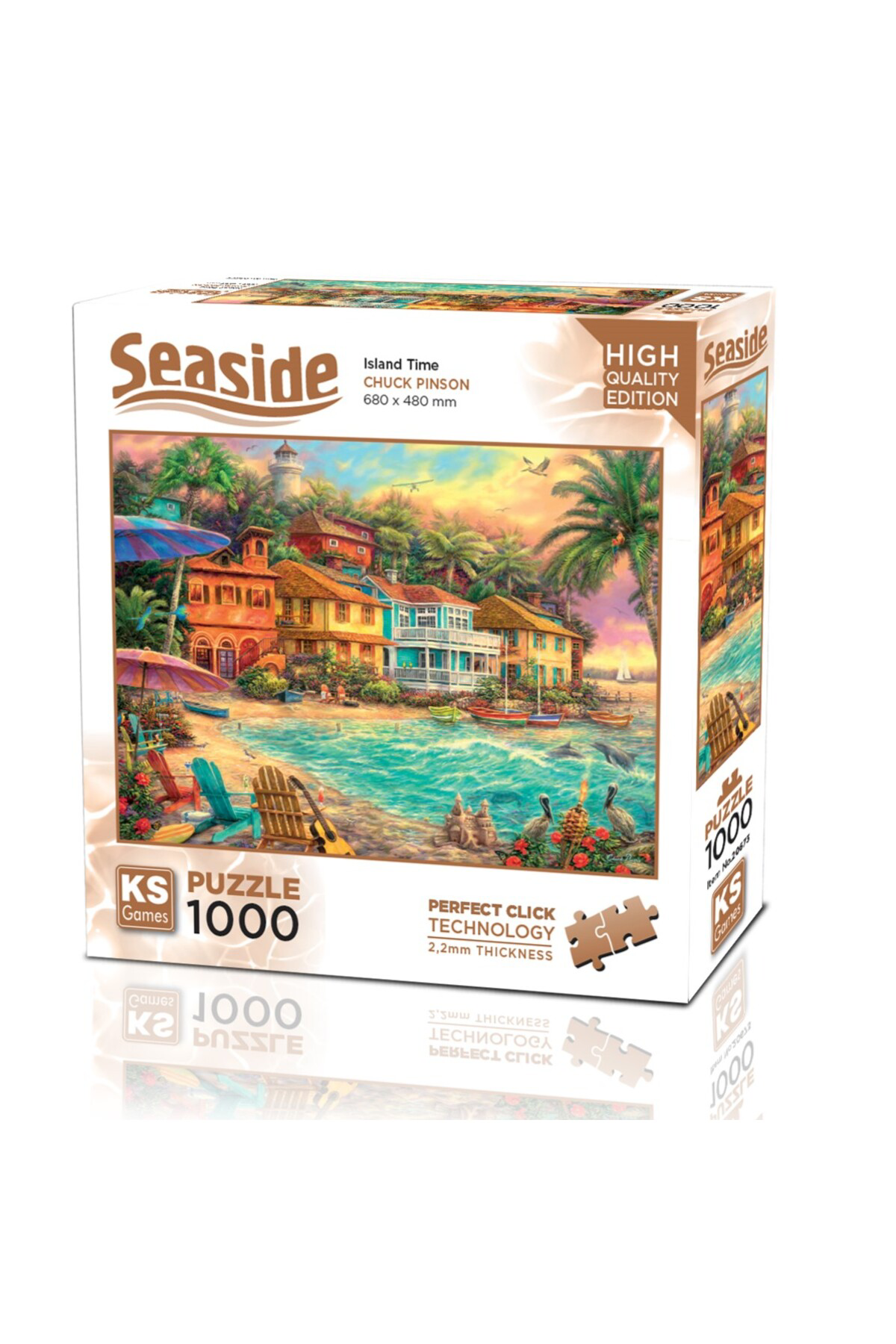 Ks Games İsland Time 1000 Parça Puzzle