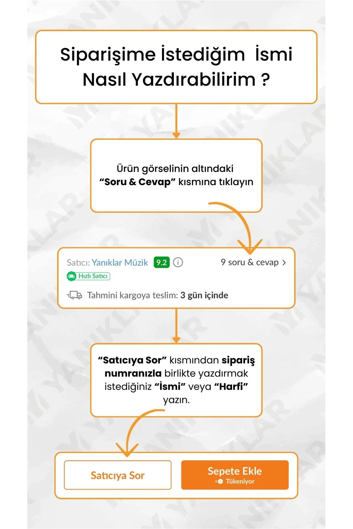İsme Özel Ankara Oyun Kaşığı Kutulu (Şimşir Oyun Kaşığı ) 4 Adet