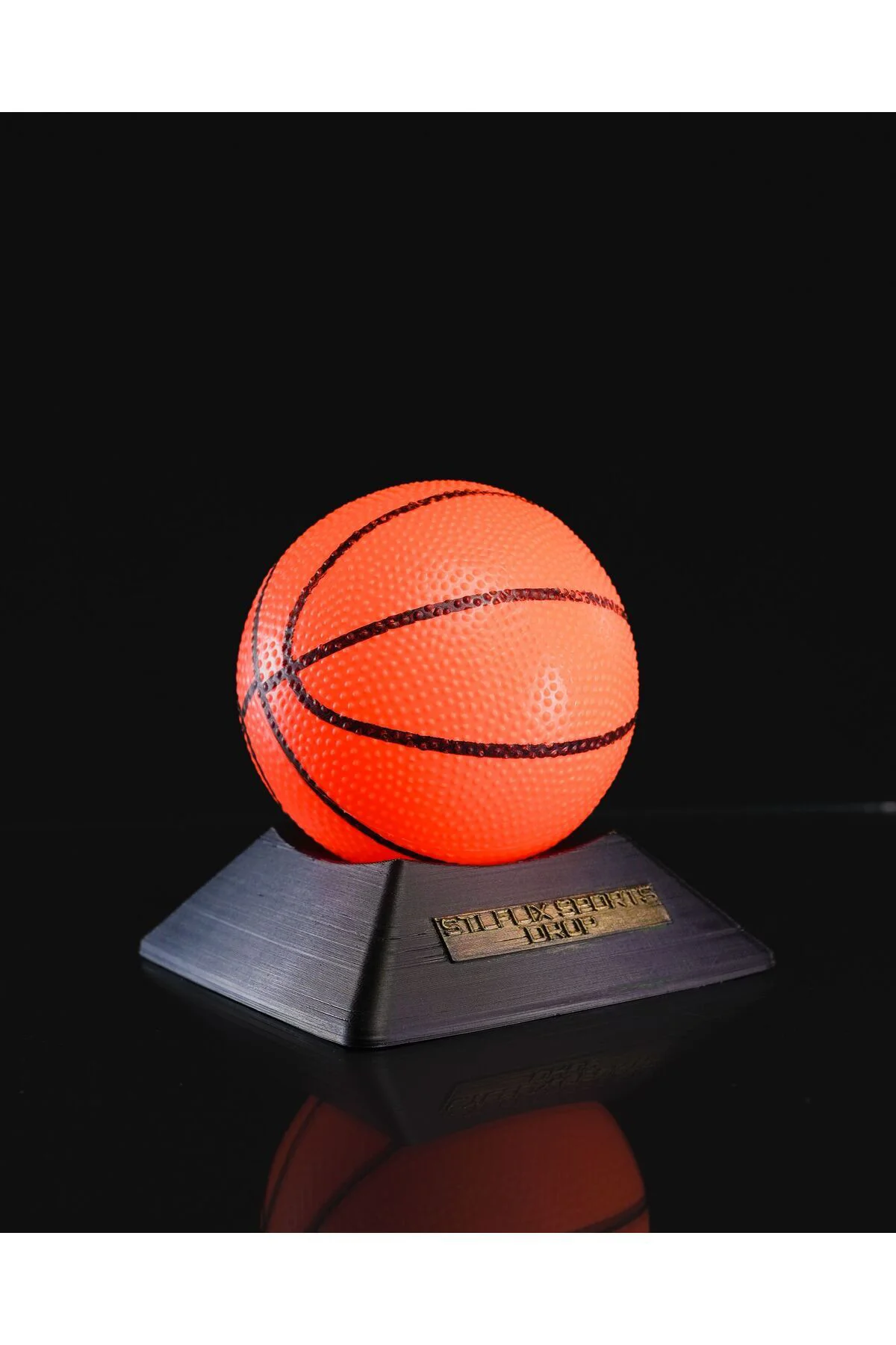İsme Özel Basketbol Topu Standı Dekoratif Obje 13CM