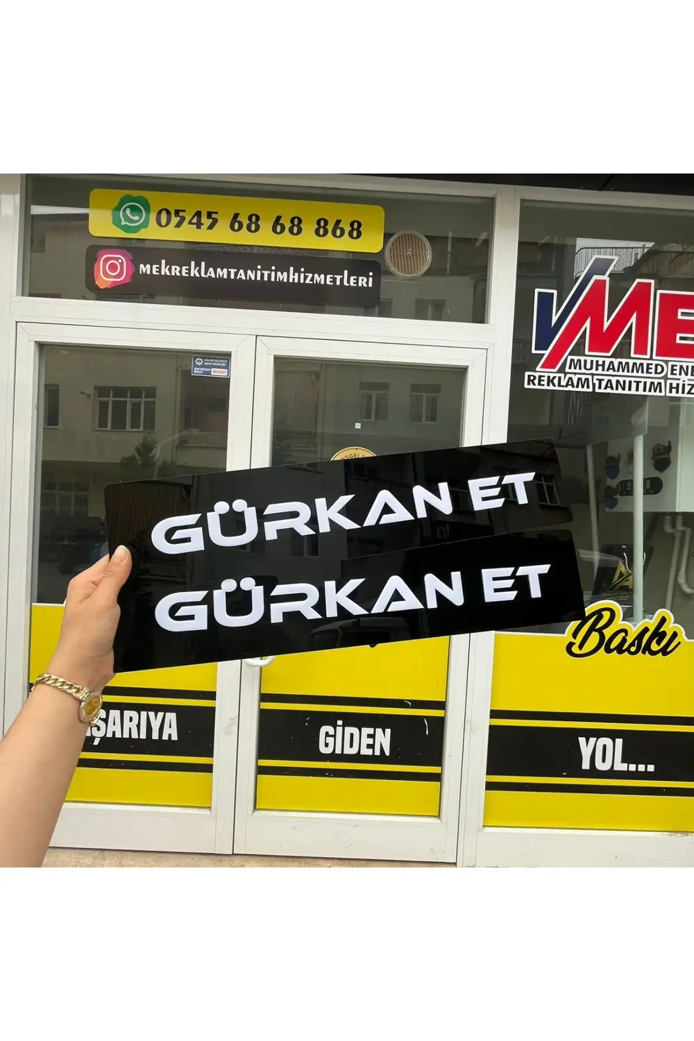 İsme Özel Dekor Plaka