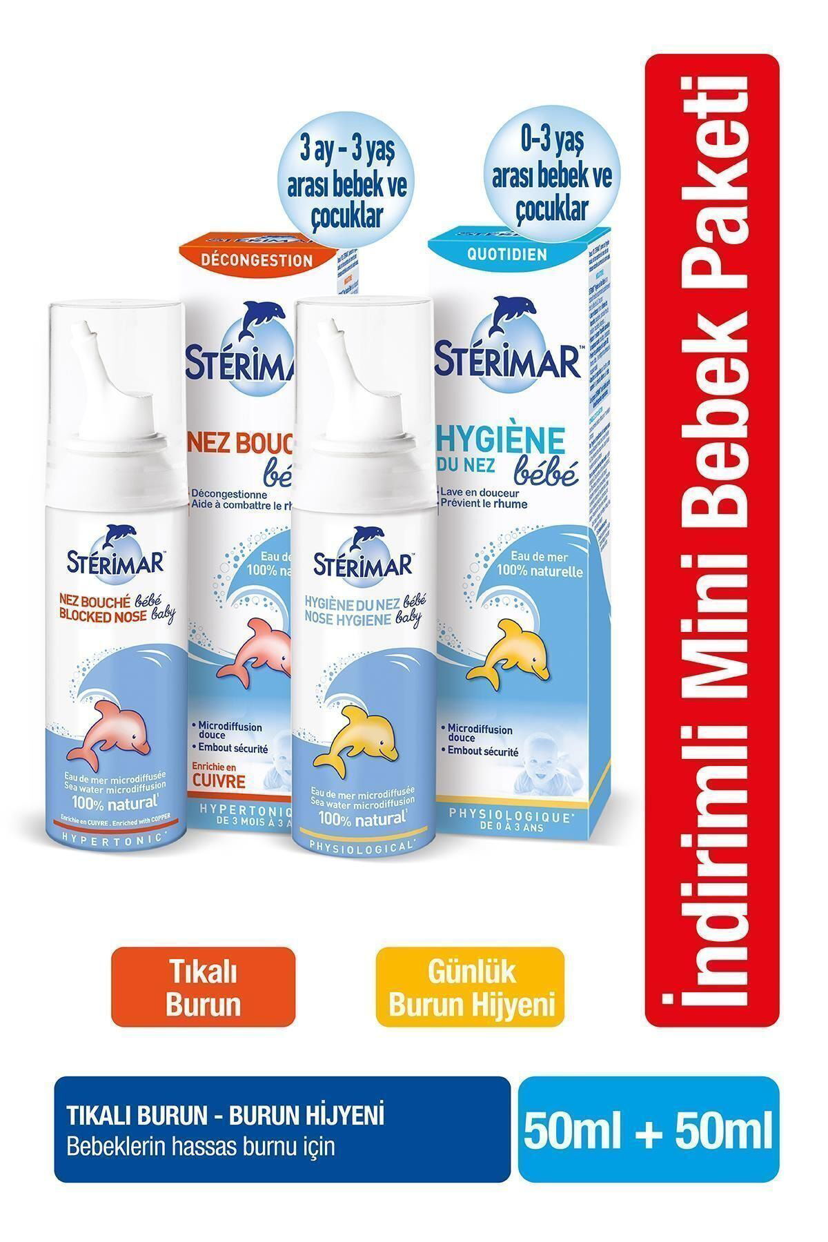Isotonic Baby Burun Spreyi 50ml + Hipertonik Baby Burun Spreyi 50