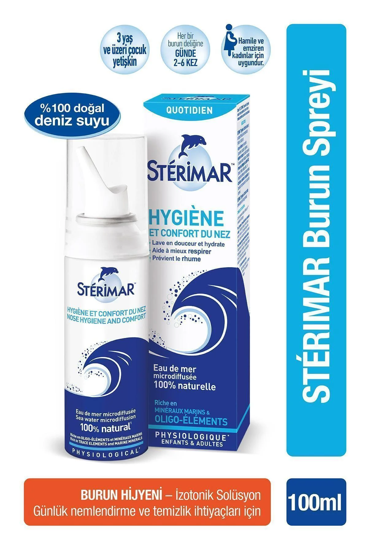 Isotonic Yetişkin Burun Spreyi 100ml + Isotonic Baby Burun Spreyi 100ml