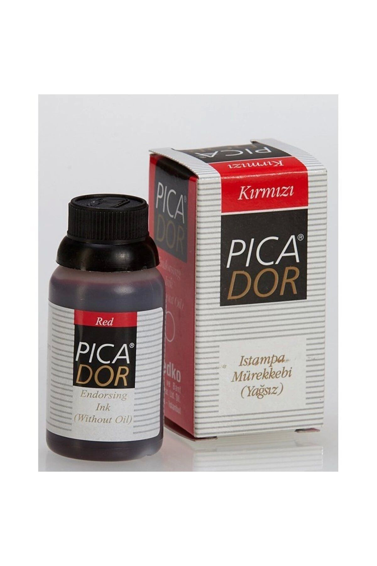 Picador İstampa Mürekkebi Kirmizi 30 Cc