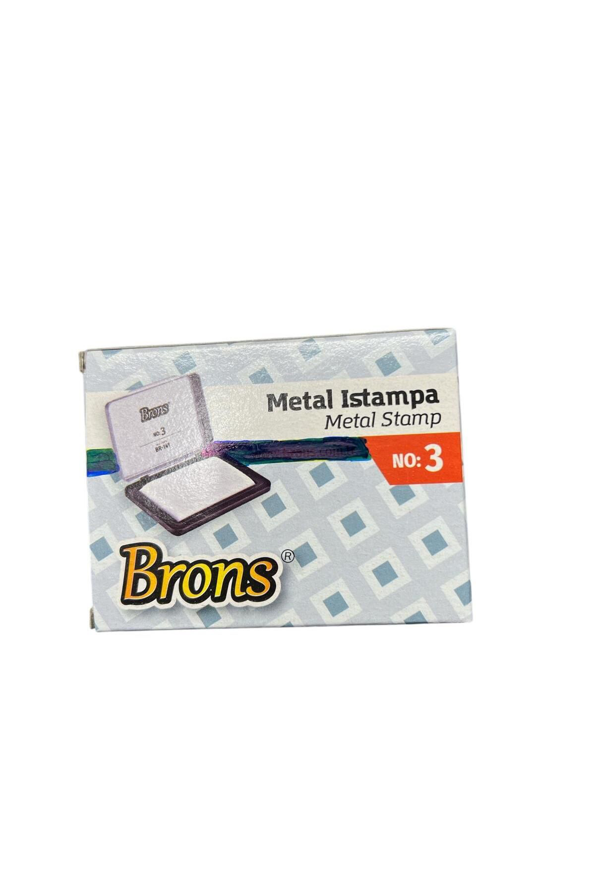 Brons İstampa No:3 6X8 Cm Br-141