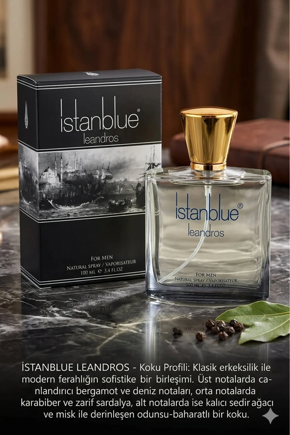 İstanblue Edt Leandros Koku 100 Ml Erkek Parfüm İstanblue Edt Leandros Koku 100 Ml Erkek Parfüm