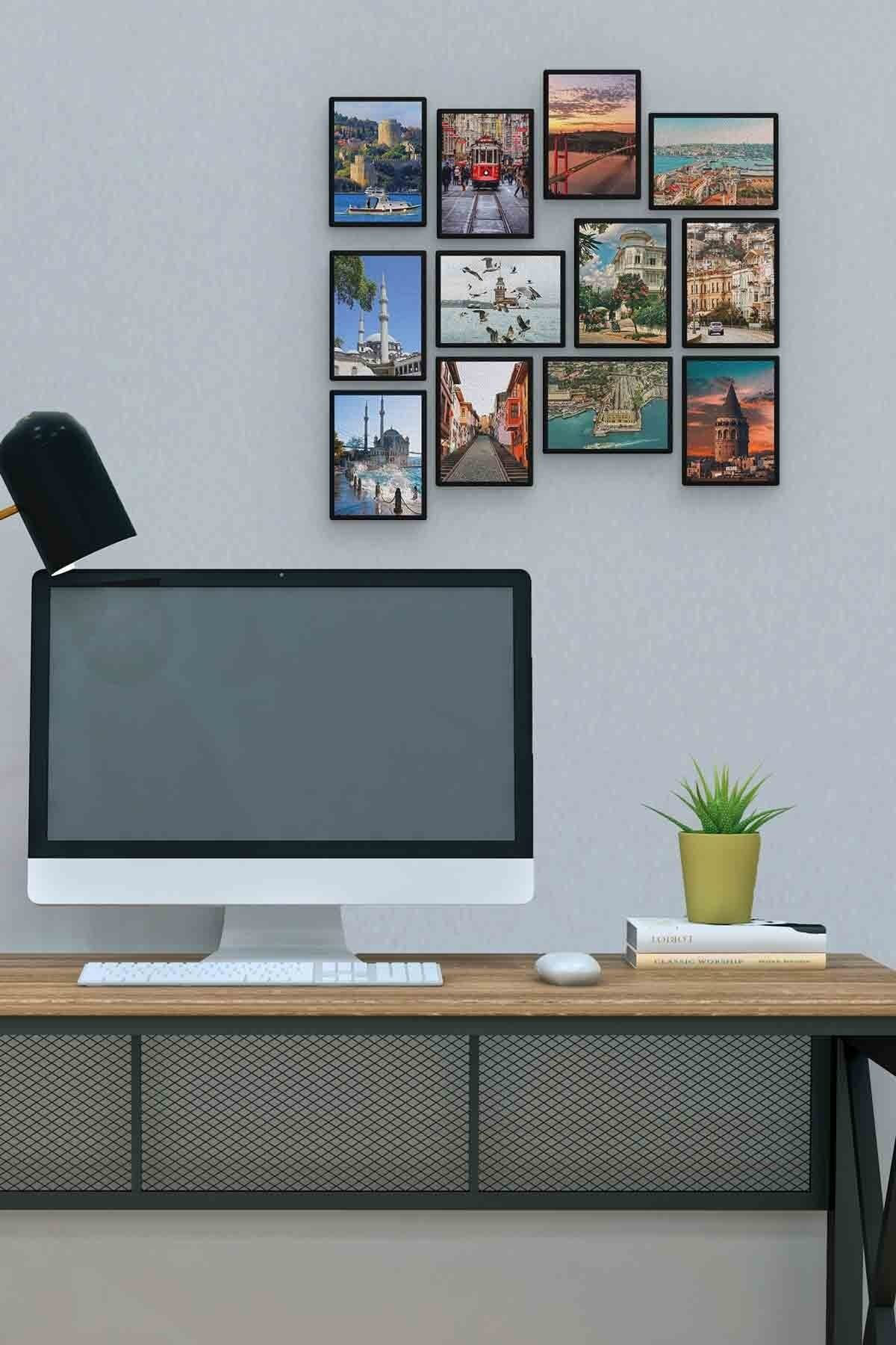 Istanbul 12 Parça Mdf (ahşap) Tablo Ofis Boyu 