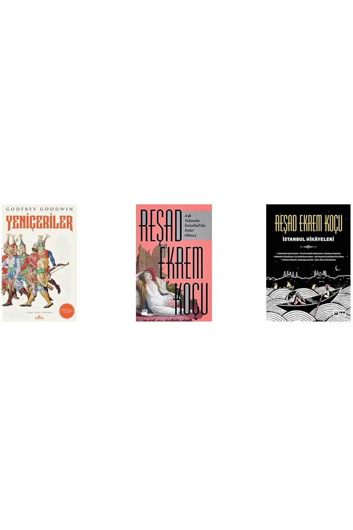 istanbul hikayeleri +ask yolunda istanbulda neler olmus + yeniceriler=( 3kitap)