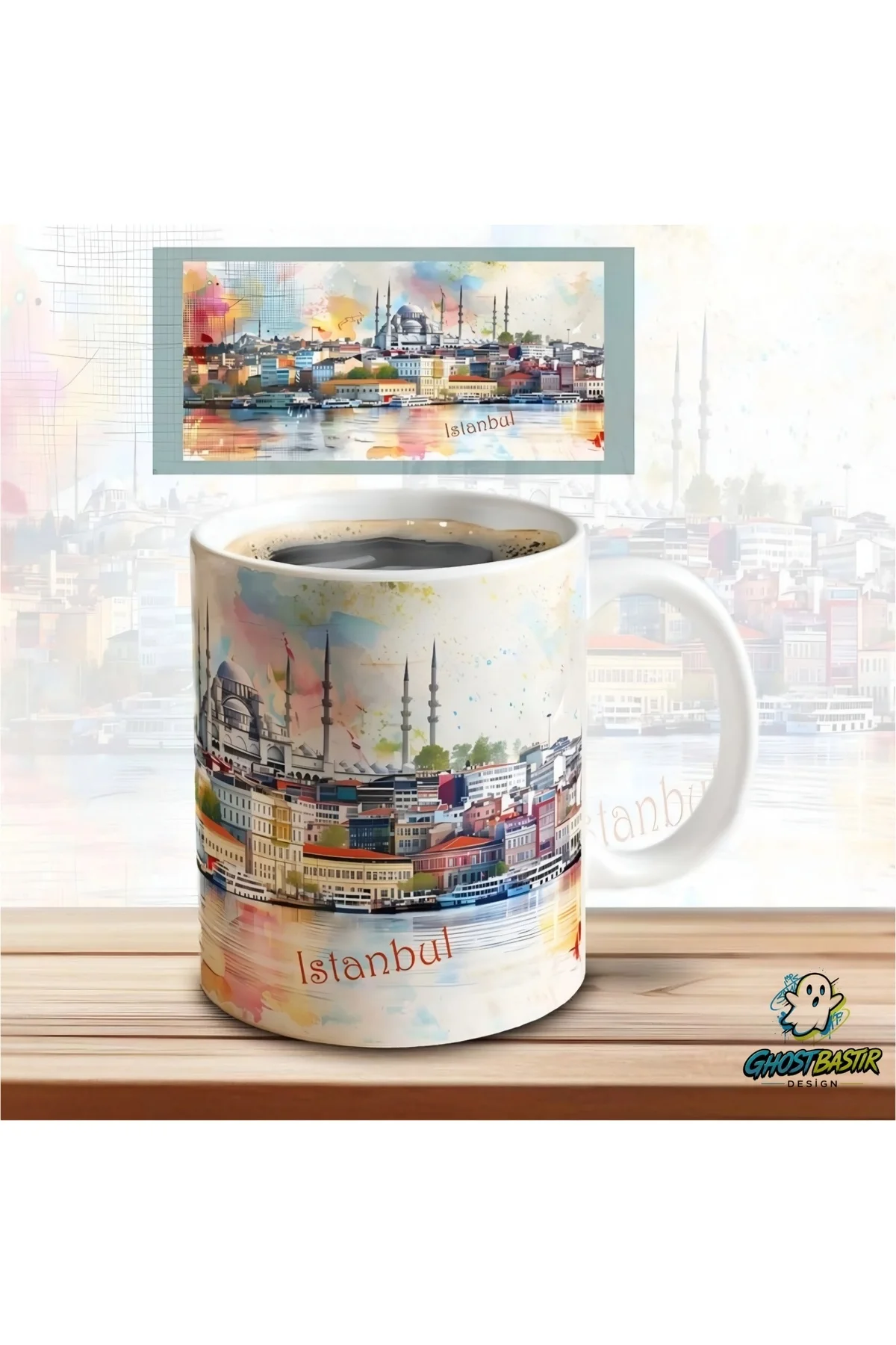 İstanbul Kupa Bardak | Tek Adet K0578
