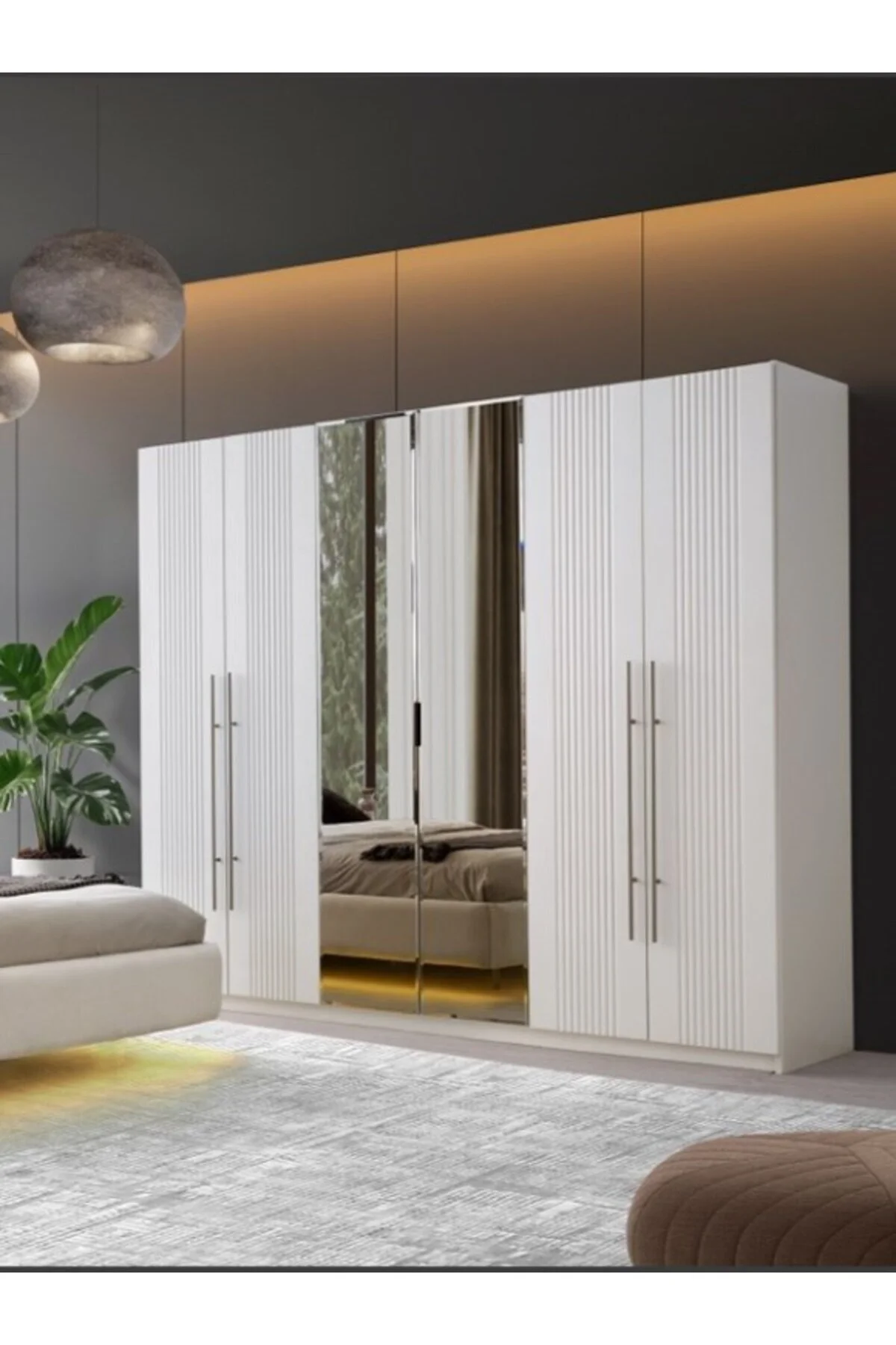 İSTANBUL MDF 6 KAPILI DOLAP Fiyatı, Yorumları ve Özellikleri