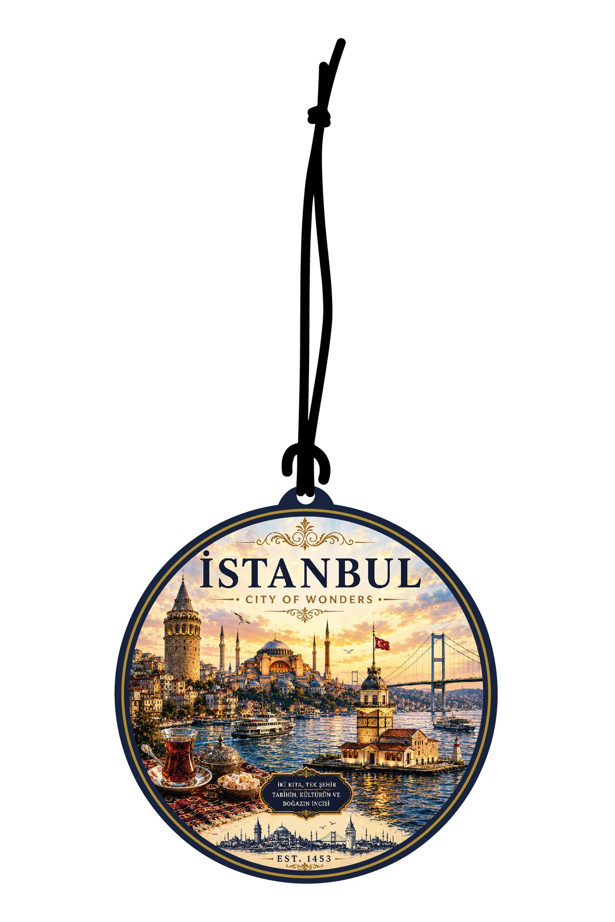 İstanbul Şehri Tasarımlı Oto Kokusu,Araba Kokusu,Oto Aksesuarı ve
