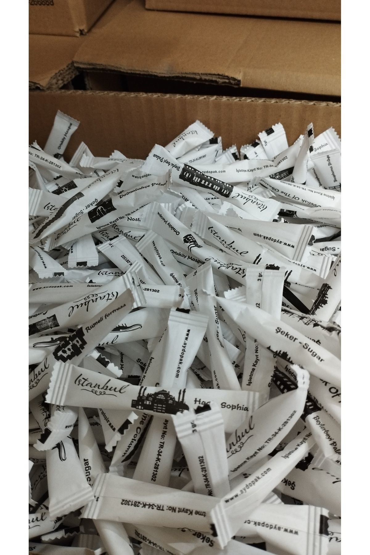 Aydopak İstanbul Stick Toz Şeker 3Gr / Ort 2000 Adet Net 6 Kg