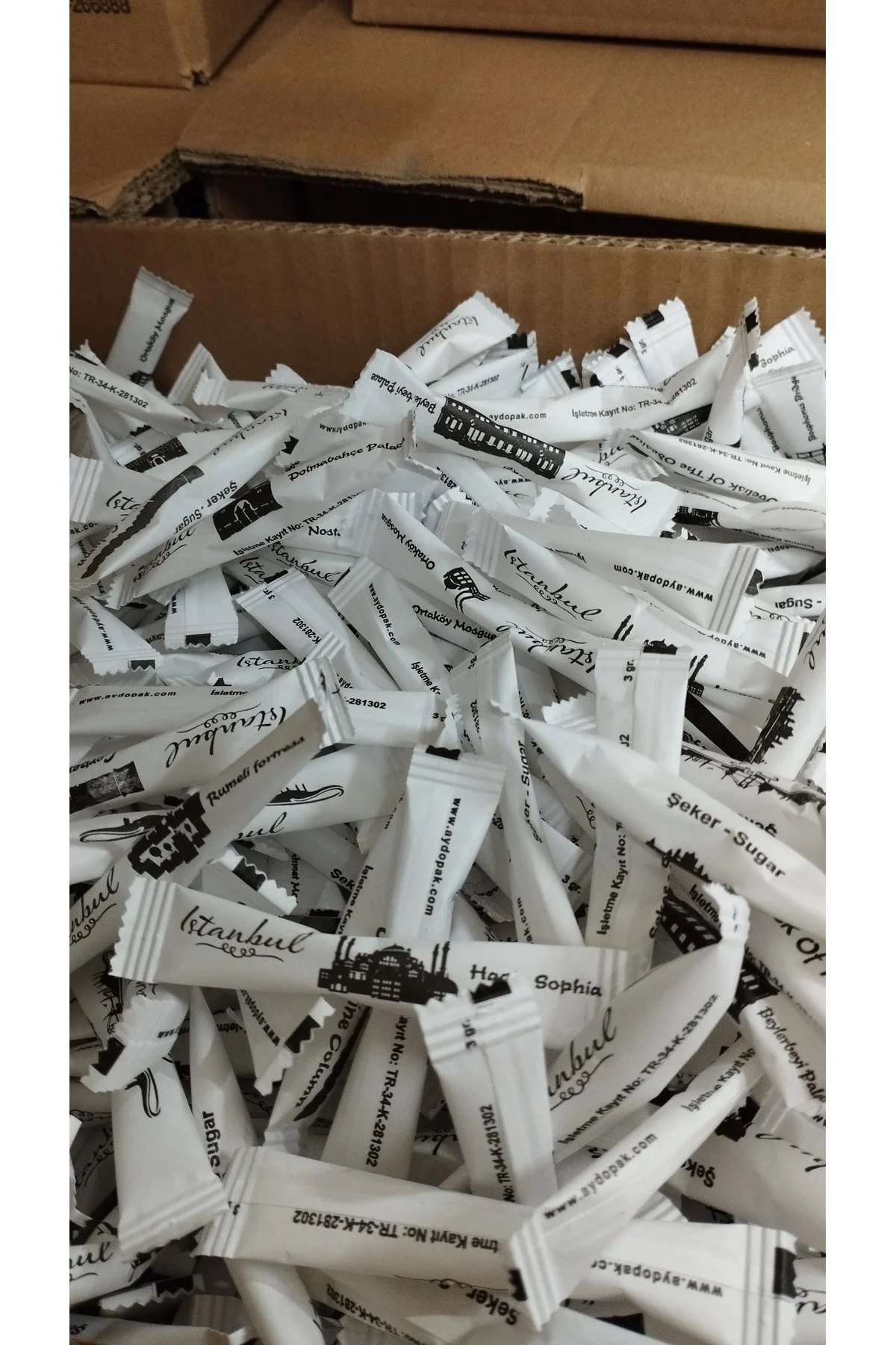 İstanbul stick toz şeker 3gr / ort 2000 adet net 6 kg