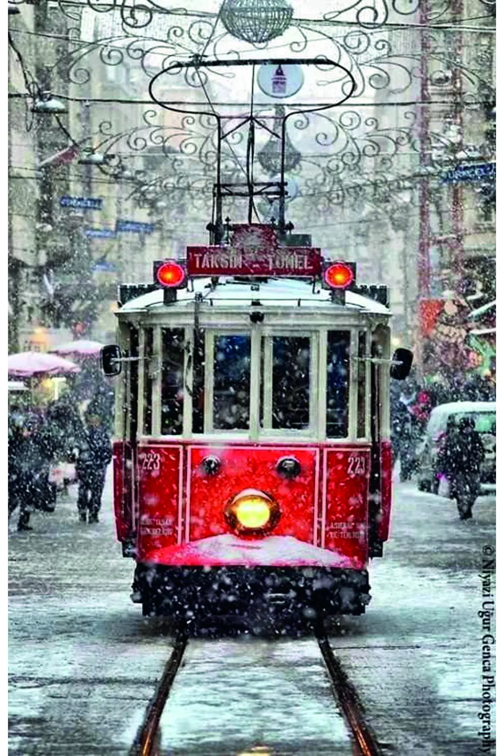 İstanbul Tasarımlı Ahşap Poster