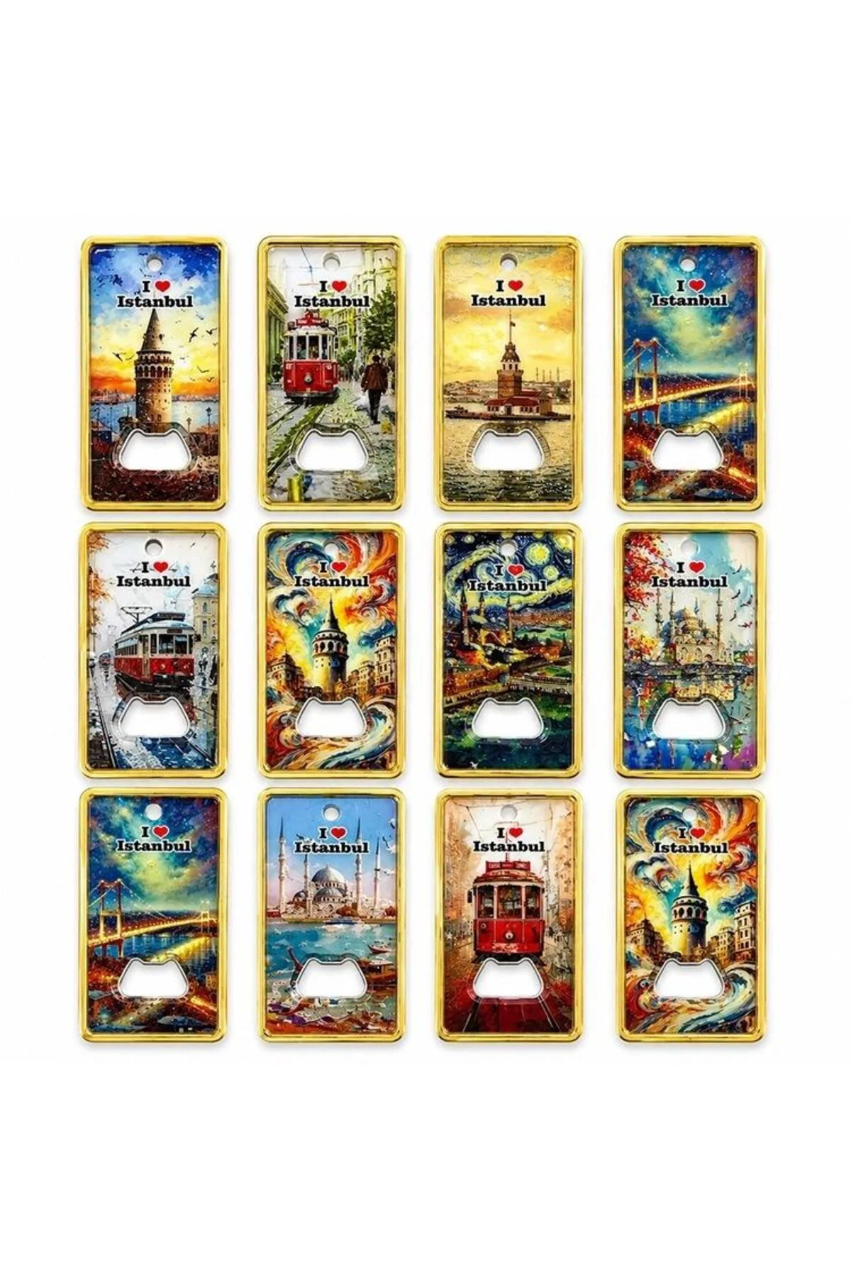 İstanbul Temalı Açacaklı Buzdolapı Süsü Magnet Alk5410