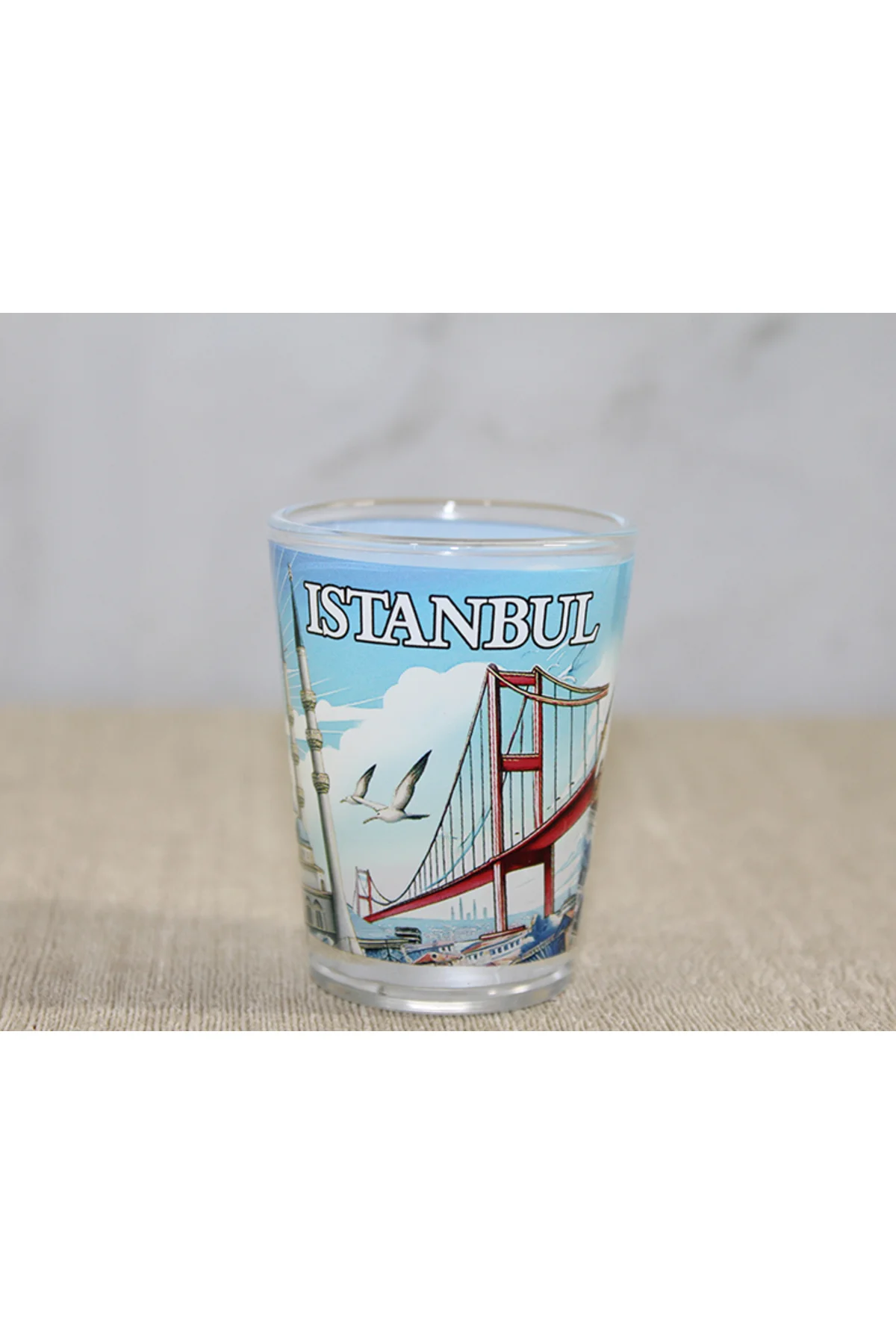 İstanbul Temalı Cam Shot Bardak