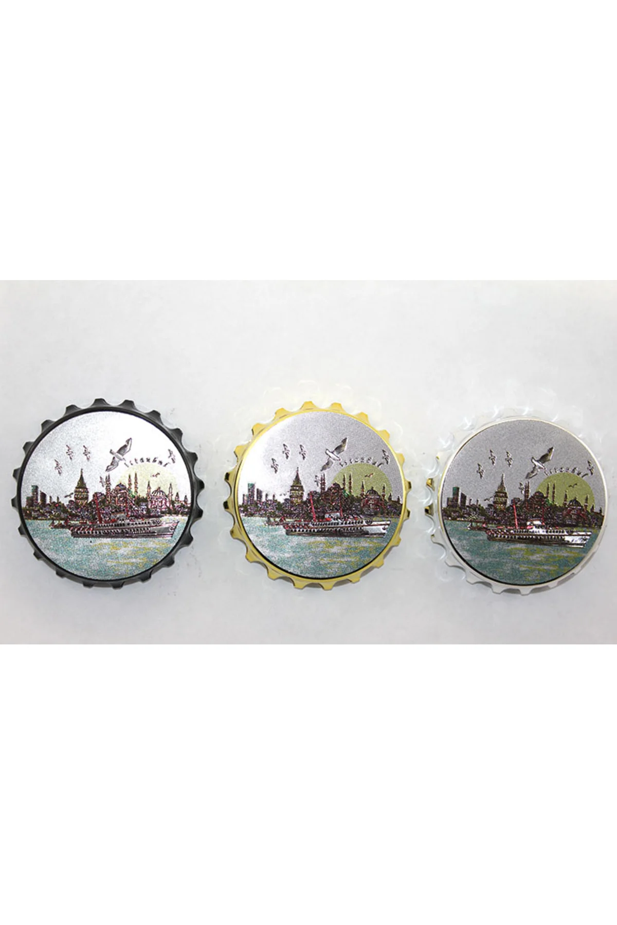 İstanbul Temalı Gazoz Kapağı Magnet - Model 1