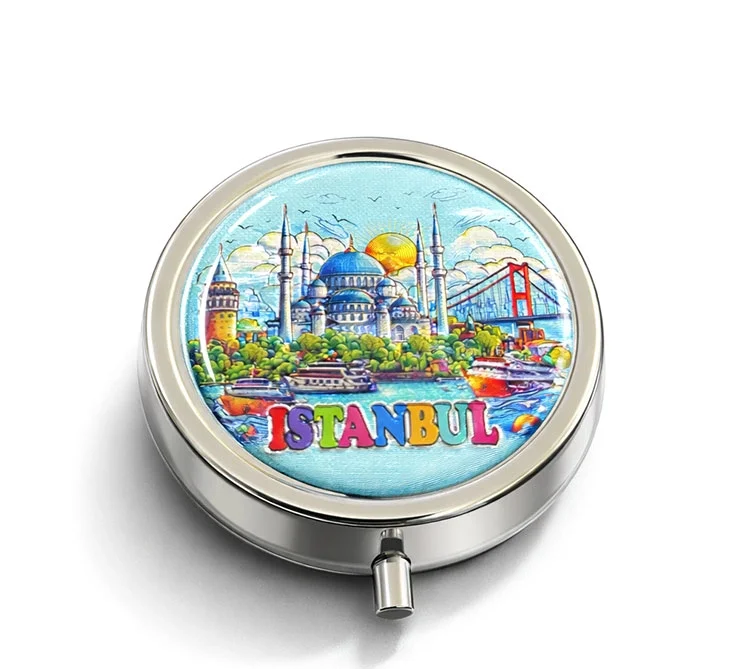 İstanbul Temalı İlaç Kutusu Alk4373 İstanbul Temalı İlaç Kutusu Alk4373
