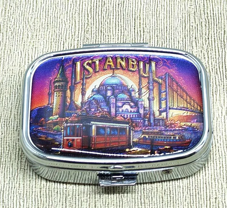İstanbul Temalı İlaç Kutusu Alk4369 - Şık ve Kompakt Seyahat İlaç Kutusu Fiyatı, Yorumları ve Özellikleri