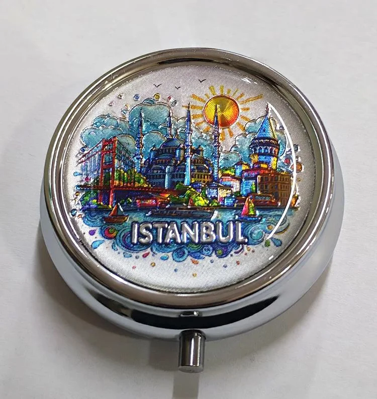 İstanbul Temalı İlaç Kutusu Alk4376 - Kompakt ve Şık Taşınabilir İlaç Kutusu Fiyatı, Yorumları ve Özellikleri