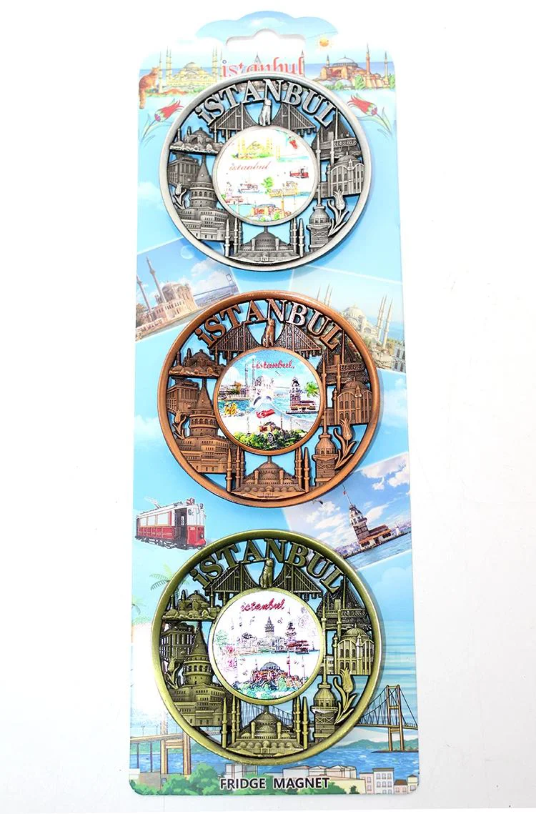 İstanbul Temalı Metal Magnet 3'lü Set - Buzdolabı Mıknatısı | Hediyelik Hatıra Fiyatı, Yorumları ve Özellikleri