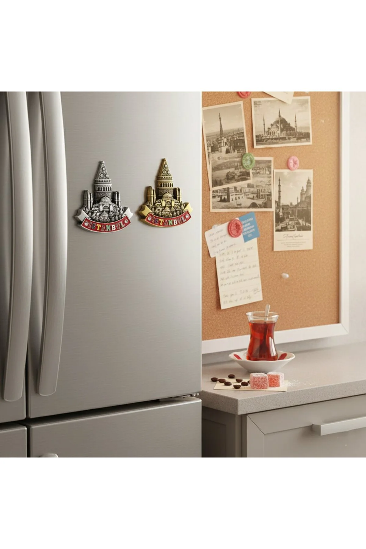 İstanbul Temalı Metal Magnet Model 1
