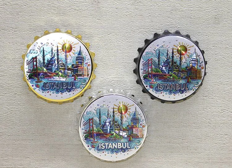 İstanbul Temalı Metal Magnet - Dekoratif Buzdolabı Magnet'i 8 Cm Fiyatı, Yorumları ve Özellikleri