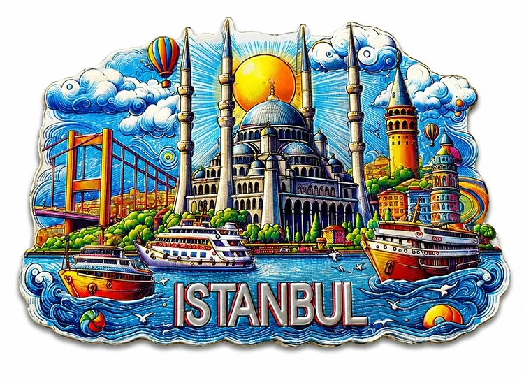 İstanbul Temalı Silikon Buzdolapı Süsü Magnet Alk5375 İstanbul Temalı Silikon Buzdolapı Süsü Magnet Alk5375
