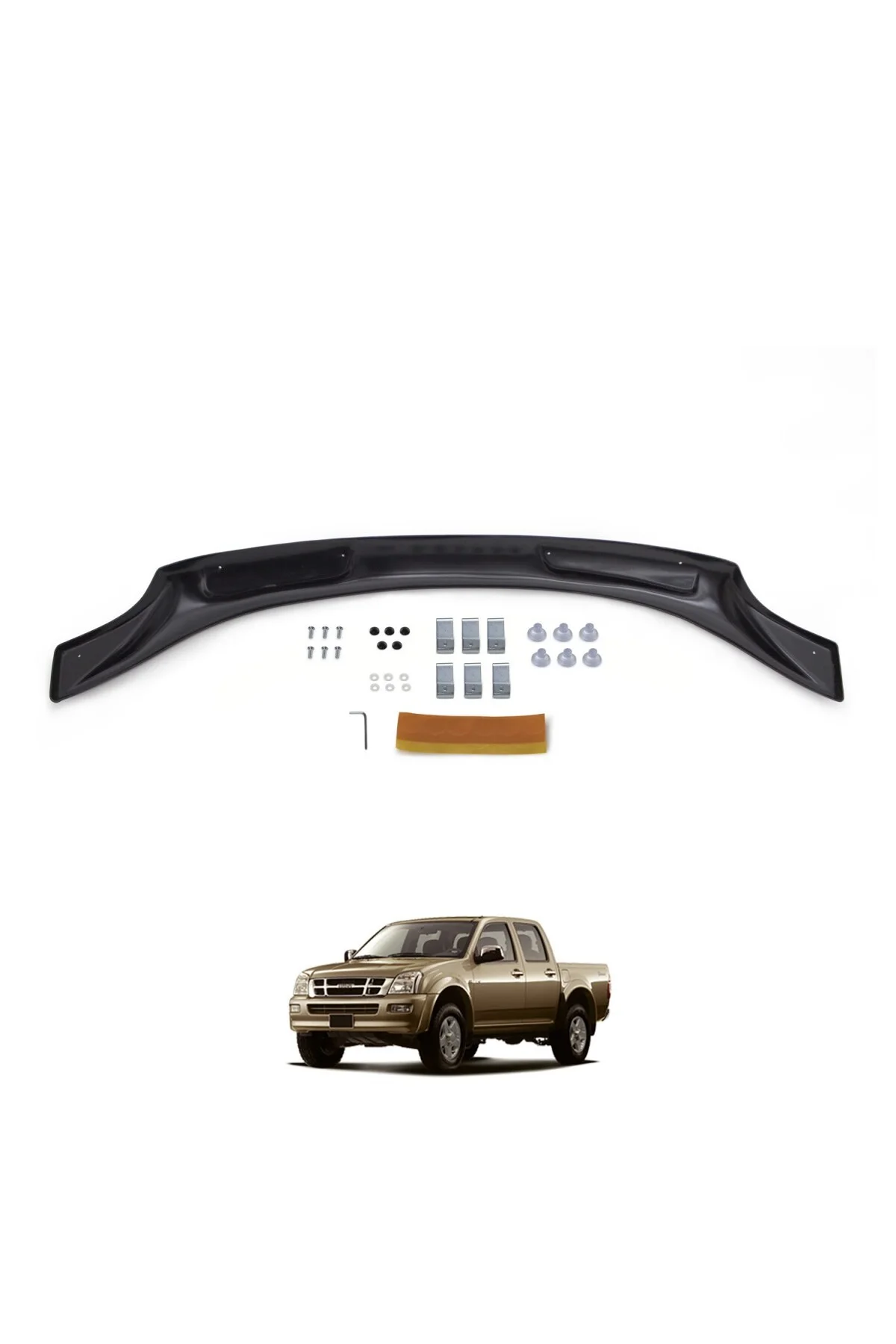 Isuzu D Max 2002 2003 2004 2005 2006 Ön Kaput Koruyucu Rüzgarlığı