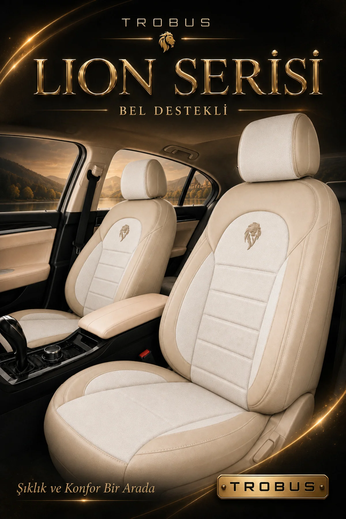 Isuzu D Max 2002-2012 Uyumlu Lion Serisi Tay Tüyü Bej Premium Koltuk Kılıfı Fiyatı, Yorumları ve Özellikleri