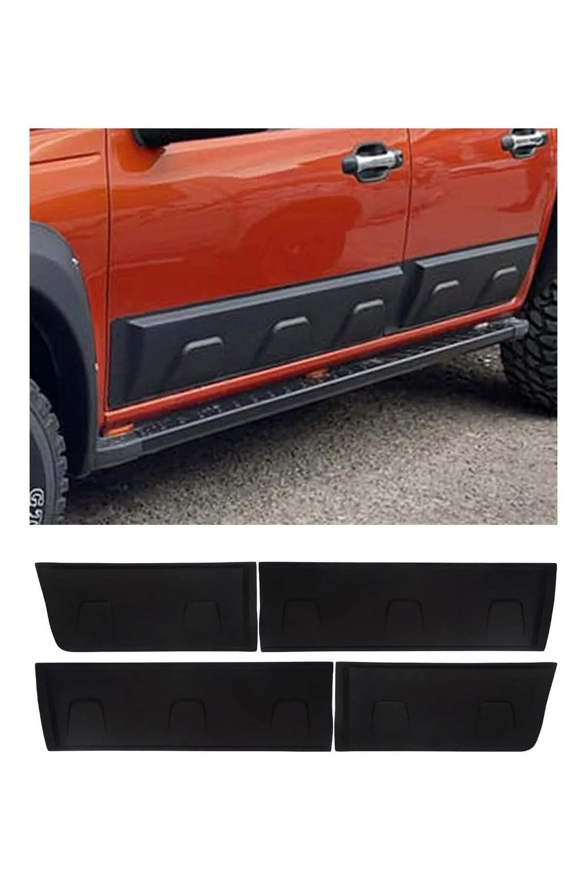 Isuzu D-Max 2012-2019 Uyumlu Kapı Dodik Seti 4 Parça ABS Mat Siyah Isuzu D-Max 2012-2019 Uyumlu Kapı Dodik Seti 4 Parça ABS Mat Siyah