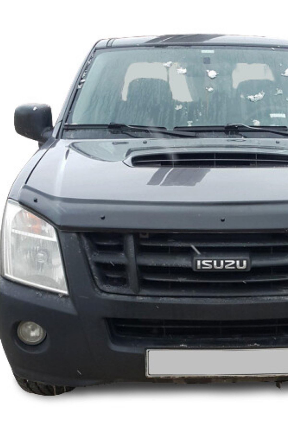 Isuzu D-max Kaput Koruma / Kaput Rüzgarlığı Koruyucu 2006-2007-20