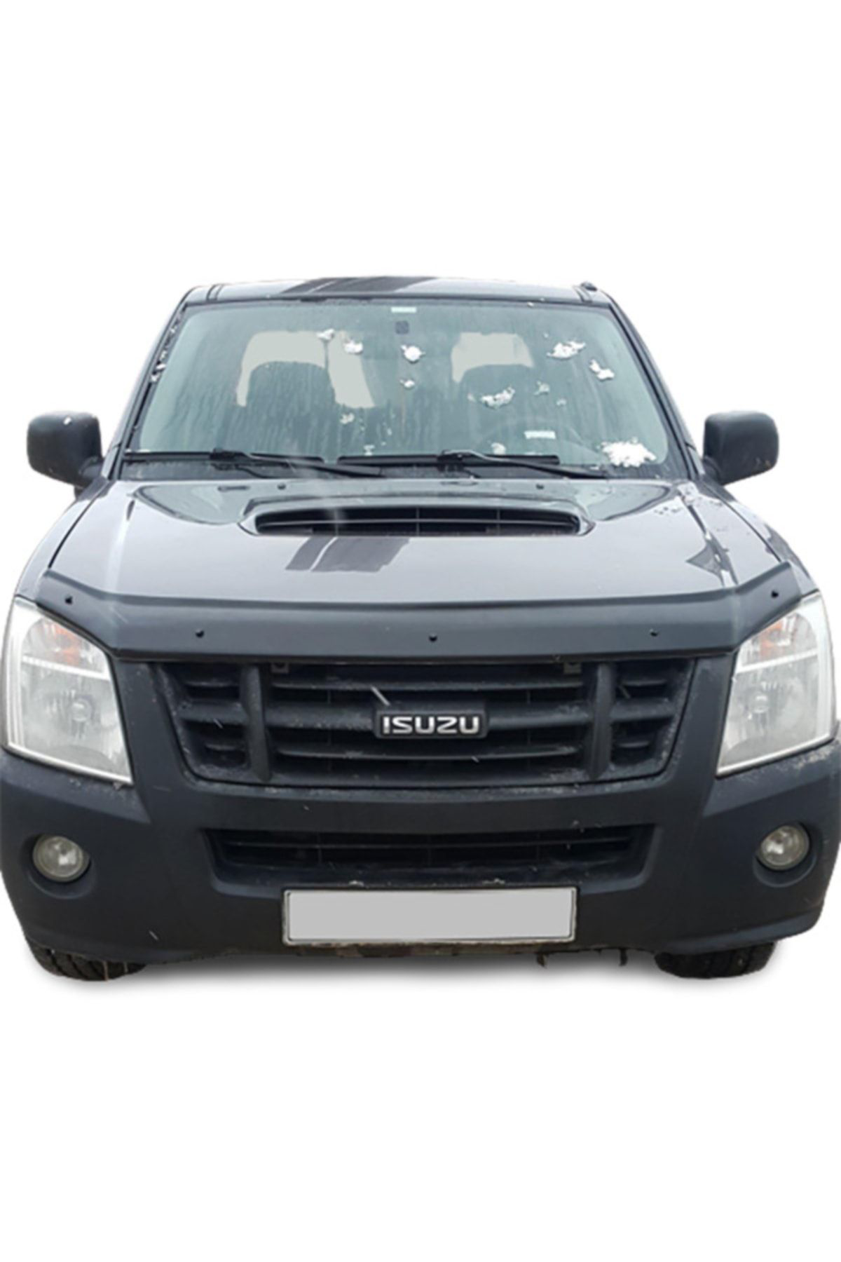 Isuzu D-max Kaput Koruma / Kaput Rüzgarlığı Koruyucu 2006-2007-20