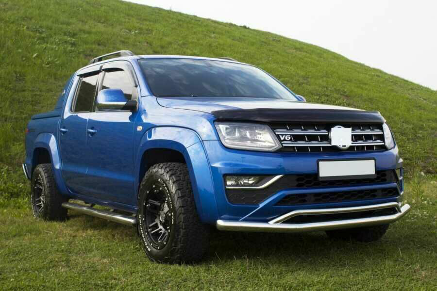 İsuzu D-Max Uyumlu Off Road Tampon Koruma Demiri Krom Çiftli Bıyı