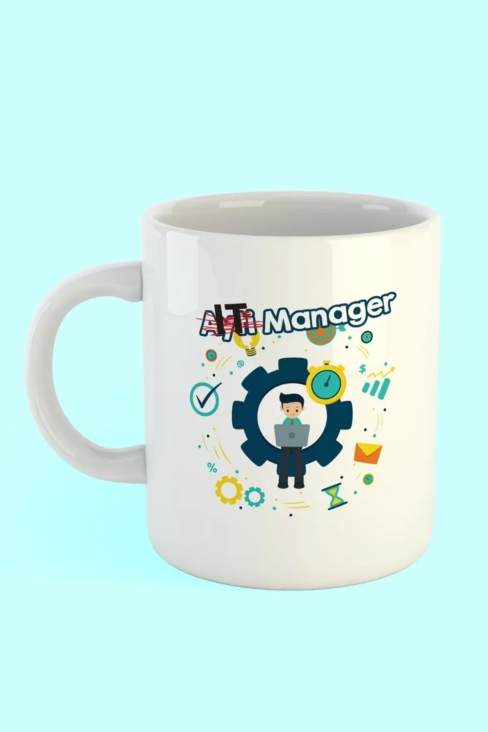 It Manager Baskılı Kahve Kupası